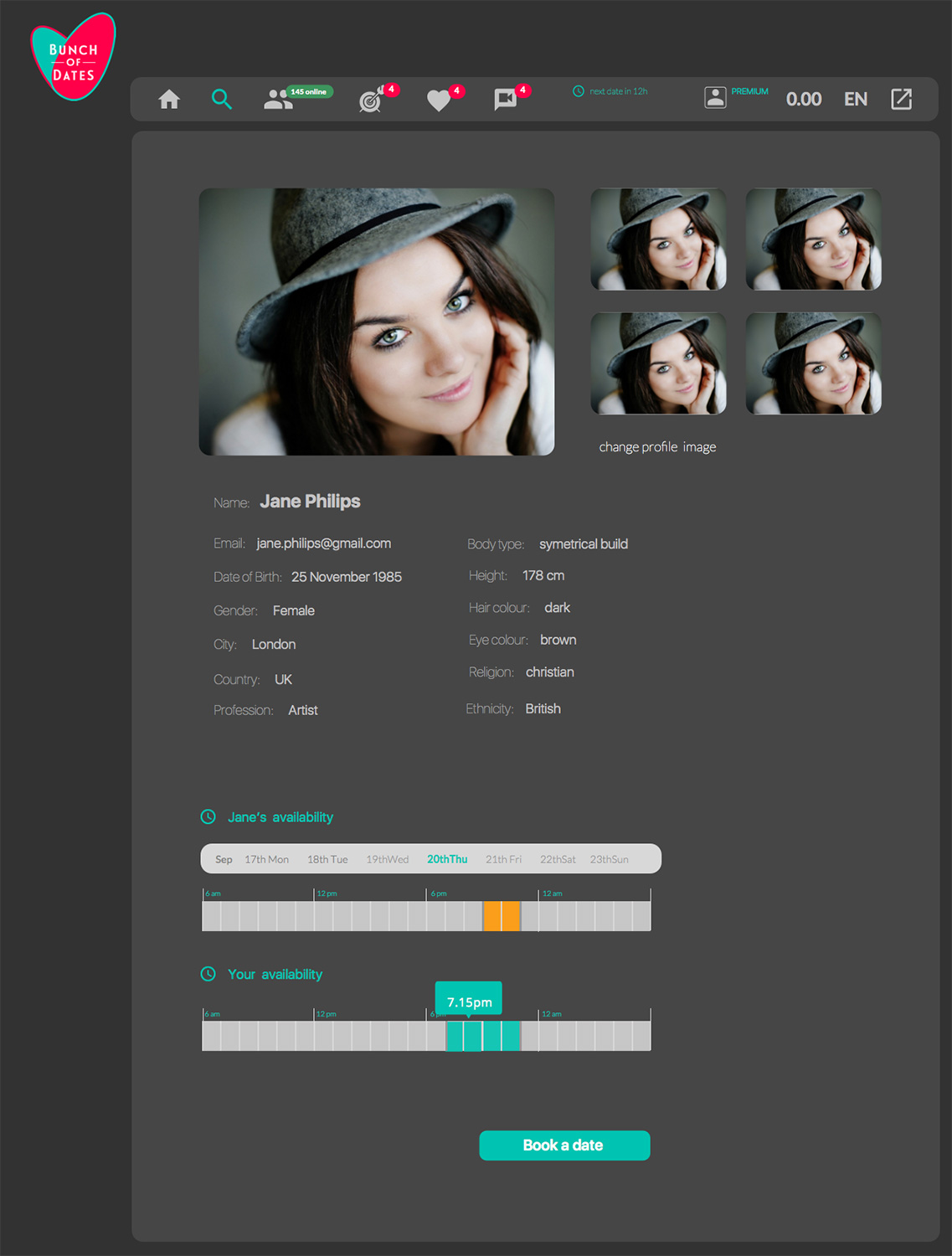 get a DATE on BunchOfDates