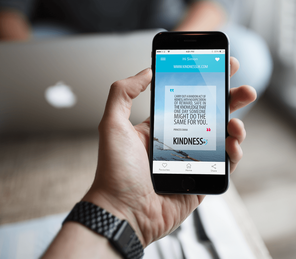Mars Spiders Digital Agency London kindness-uk-native-ios-app-lk case studies